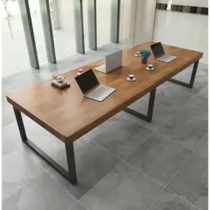 고급 원목 우드슬랩 테이블 2000 1800 카페 대형 길이 120x폭 60x높이 75cm