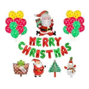 성탄절 크리스마스 풍선 세트 데코 크리스마스 풍선 장식 파티용 이벤트