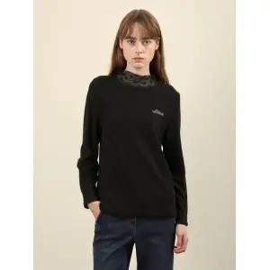 OliviaLauren 24겨울 올리비아로렌 레이스 골지 티셔츠 VOBAL4W9111953089