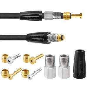 MUQZI 자전거 브레이크 올리브 연결 삽입 키트 유압 디스크 호스용