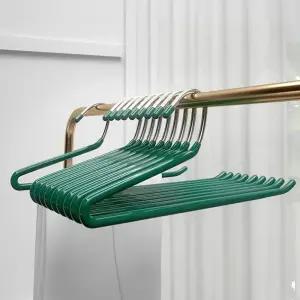 더조은 논슬립 옷정리 바지정리 다용도 수납 심플한 오리형 바지걸이 10P, 20P