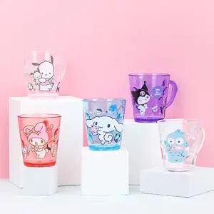 산리오 투명 도트 양치컵 어린이 유치원 어린이집 아기 유아 물컵 생일선물 단체선물 시나모롤 쿠로미 마이멜로디 포차코 한교동