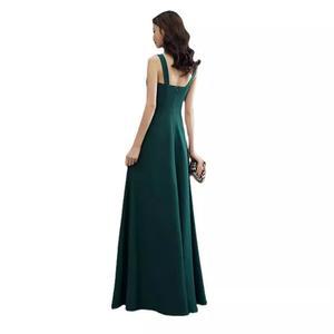 그린드레스 공연 셀프웨딩 숄더 레드 가수 공연드레스 화려한 이부 무대공연 녹색