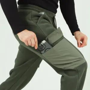 모렉스 겨울 극세사 기모 카고 조거 트레이닝 바지 츄리닝 밴딩 팬츠 남여공용 415