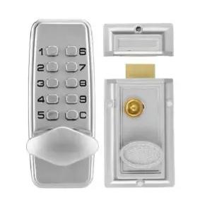 야외 대문 도어락 기계식 철문 전원주택 문설치 보안 창고 주택 번호 도어 비밀번호 무전원