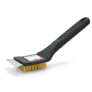 바닥청소 녹슨곳 불판세척 철브러쉬 일체형 핸드 칼헤라 쇠솔 녹제거 실외 핸디형