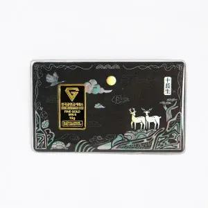 24k 순금 십장생 카드 골드바 7.5g 2돈 생일 선물 기념일