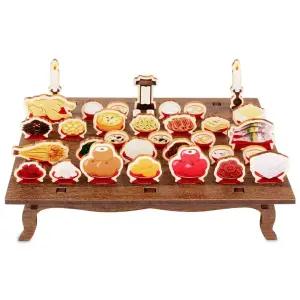 영공방 미니 제사 상차림 (CM265)공작세트 공예 만들기 어처 모형 상모형 학습용 교육용