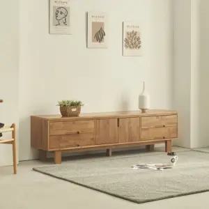 코지하우스 따뜻한 감성 집꾸미기 원목거실장 1800 티비받침대 모던가구 홈스타일링