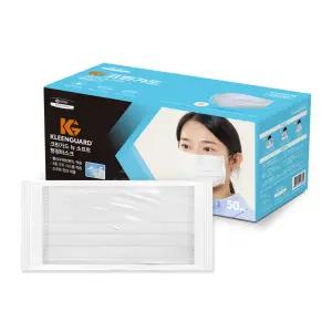 유한킴벌리 크린가드 뉴소프트 청정마스크 개별포장 50매 44386