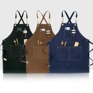포인트포켓행사 캔버스 앞치마 바리스타 카페 미술 공방 어린이집 주방 작업 미용실 목공 화방 패