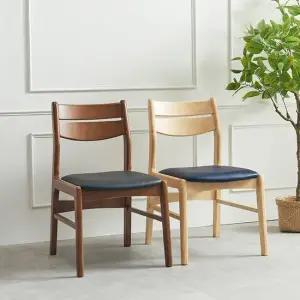 A761 고무나무 원목 식탁의자 2colors 착불