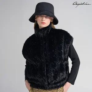 오리지날리 25FW faux 퍼 패딩 버킷햇