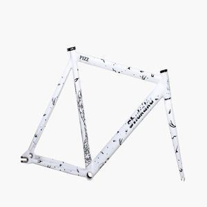 PIZZ 슈카쿠 프레임 화이트 고정 기어 자전거 세트