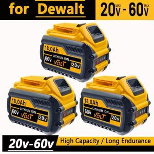DEWALT 호환 18.0AH 20V 최대 60V 리튬 이온 배터리 DCB204 DCB609 DCB184 DCB200에 적합