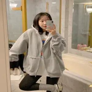 트레인 융밍크 힙커버 후드집업 (2color)