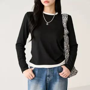 [피핀] 레이어드 쫀쫀 긴팔 티셔츠 #112544