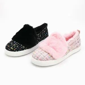 방한 털안감 여아 남아 어린이 주니어 아동 겨울슬립온