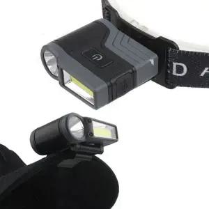 낚시용 헤드 랜턴 모자형 클립형 다용도 충전식 캡 라이트 캠핑 야간 아웃도어 고정형 비상용 화이트