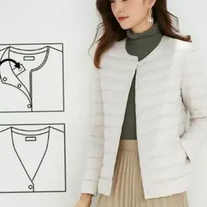 여성 오리털 패딩 이너 초경량 간절기 여성 경량 패딩 가을