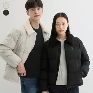 게스 GUESS [ON] 유니 퀼팅 시어링 카라 패딩 NP4WE802965808