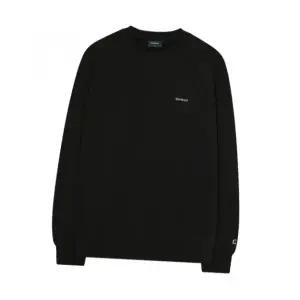 커버낫 COVERNAT 스몰 로고 기모 맨투맨 Black CO2503CR04BK 523161