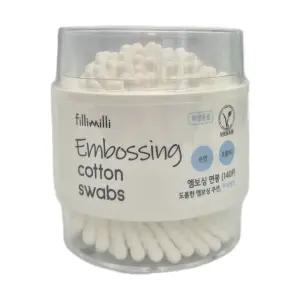필리밀리 엠보싱 면봉 140P
