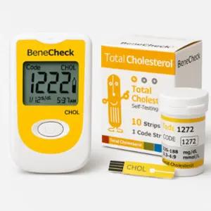 베네첵 콜레스테롤 측정기 수치 검사기 세트 시험지 25매