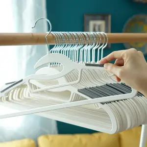 카테고리 보정요청 / 보노하우스 고급 ABS소재 다용도 스마트로 논슬립 옷걸이 100P