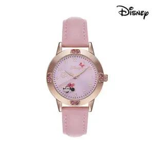 디즈니 미니마우스 캐릭터 학생용 가죽밴드 손목시계 D13530PK