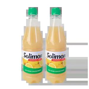 솔리몬 스퀴즈드 레몬즙 990ml x 2병 NFC 비농축 레몬수 원액