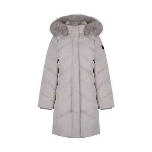 [크로커다일레이디] 크로커다일레이디 폭스 퍼 후드 구스 다운 패딩점퍼CLCWDW209