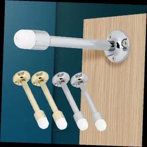 문스토퍼 도어쿠션 벽면부착 원형받침 실버골드 가정용 사무실 문콕방지 쿵소음차단 완충장치