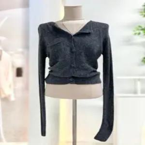 [스타일리쉬바이피클]미니 포켓 슬림핏 니트 가디건