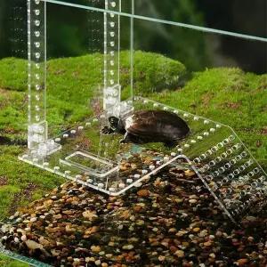 [골드스마일]거북이 은신처 쉼터 육지 건조대 소형