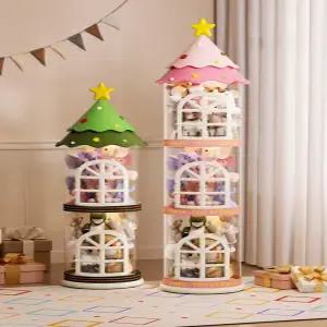 루미브릿지 인형정리함 업그레이드 투명 인형 정리함 수납통 봉제인형 수납함