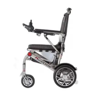 전동 휠체어 경량 휴대용 비행기 접이식 노인 실버 여행용 배터리