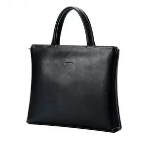 서류 남자 정장 출근 가방 심플 가죽 블랙