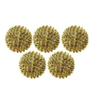 [골드스마일]황금 손지압기 x(5개)(벌크원형)지압기 자석1p