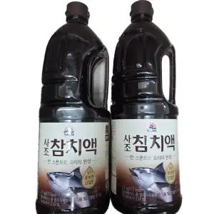 사조 참치액 2.1kg x 2개