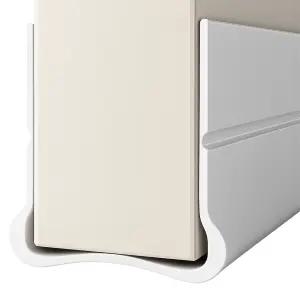 코이드림 방문틈새막이 부착형 문틈막이 소음차단 문풍지 화이트