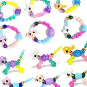 [골드스마일]여아 비즈 팔찌 우정 연결형 모양 변형