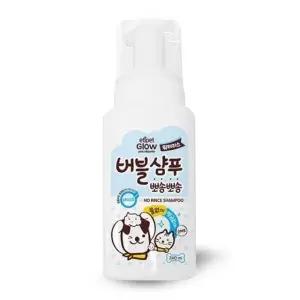 강아지 세정 보습 윤기 버블타입 워터리스 샴푸 240ml (WFFMCUD)