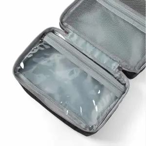 [라일리] Rly 3단 사각 파우치(블랙) 휴대용파우치 화장파우치