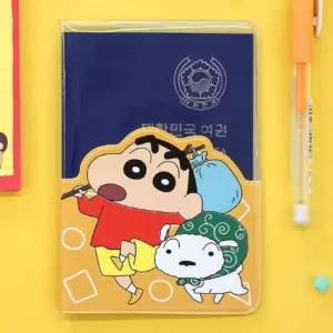 [라일리] Rly 짱구는못말려 여권케이스 여권투명케이스 여권커버