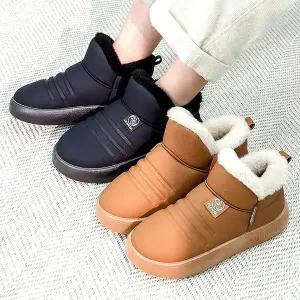 GL654 숏 여자 성인 학생 직장 보온 기모 여성 겨울부츠