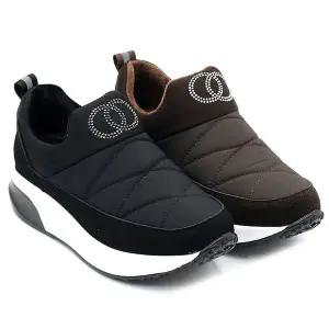 EN955 털 기모 여자 학생 성인 방한 여성 겨울슬립온