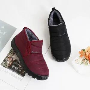 제타九 숏 털 기모 여자 학생 성인 방한 여성 패딩부츠