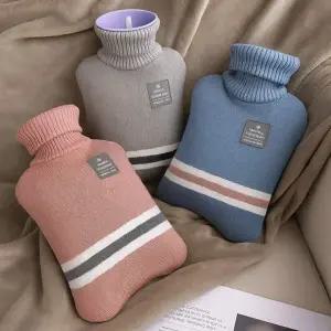 물주머니 2L 니트커버 포함 온찜질 냉찜질 겸용 전자레인지 사용...