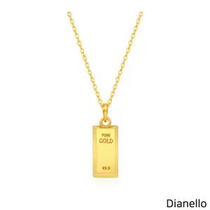 [골드바4개 ] 디아넬로 24K 골드바 목걸이 +(방송) 골드바 4개 +컷팅 자수정 팔찌